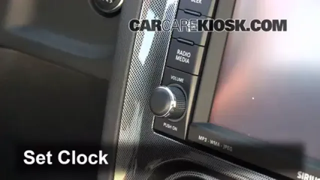 2010 Dodge Challenger RT 5.7L V8 Horloge Régler l'horloge